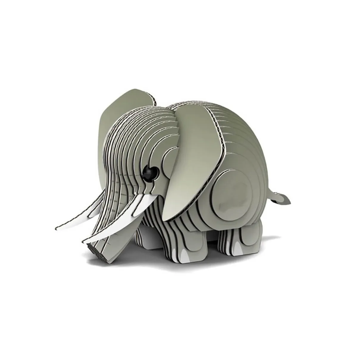 Elephant 3D Cardboard Puzzle Kit by Eugy