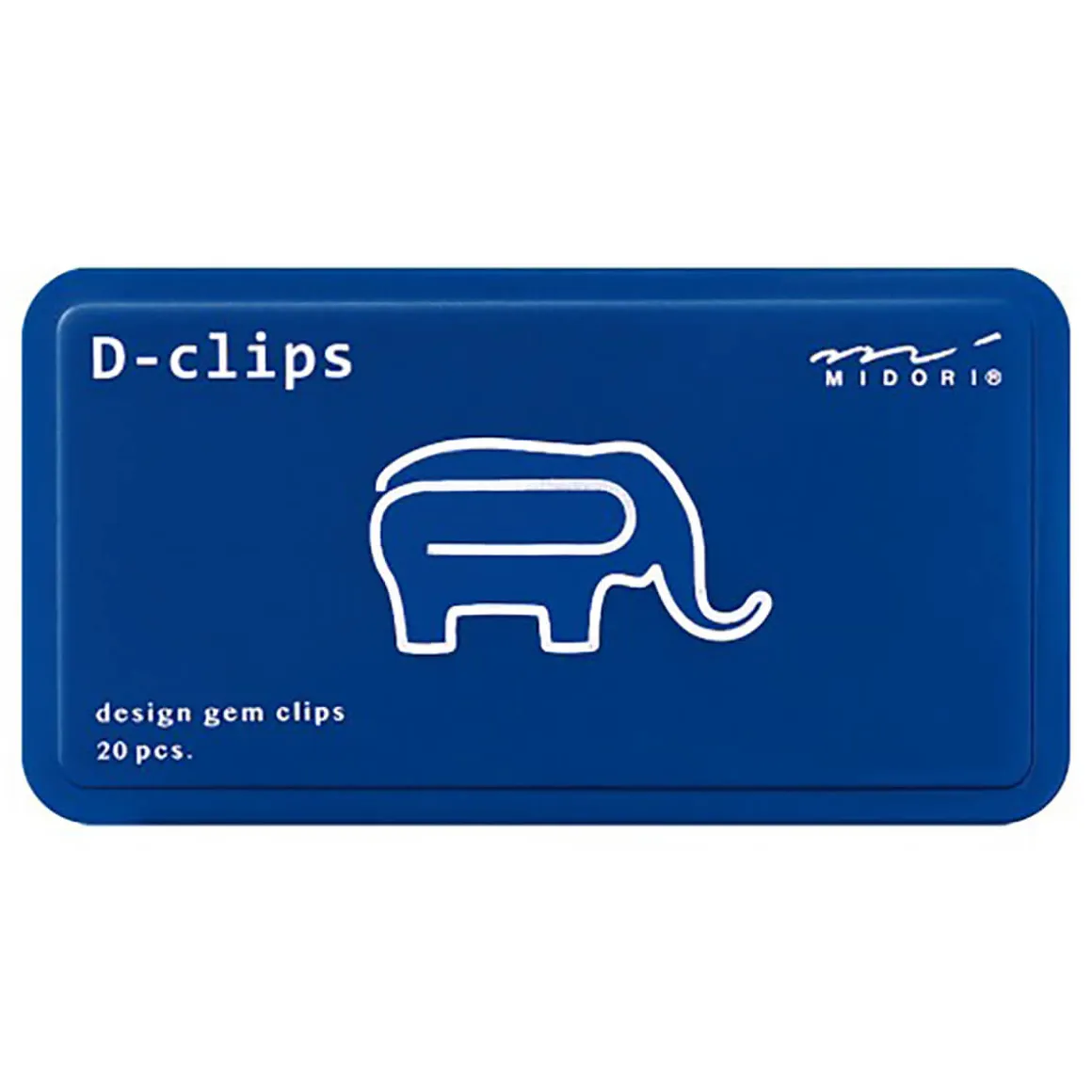 Elephant D-Clip Paperclips by Midori