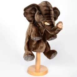 Elephant Hand Puppet (24cm) by Hansa