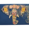 Elephant Mask Greetings Card by East End Press