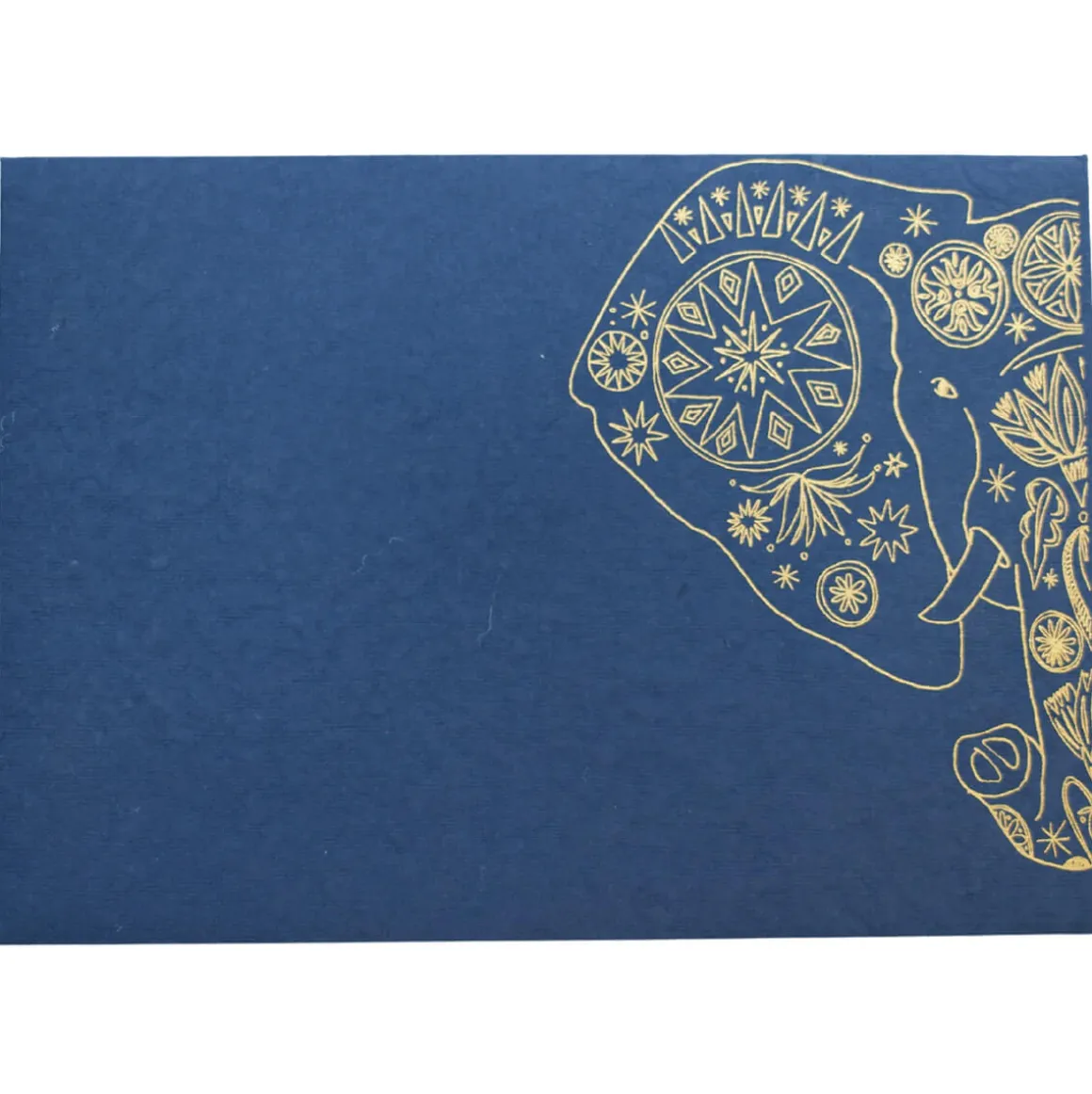 Elephant Mask Greetings Card by East End Press