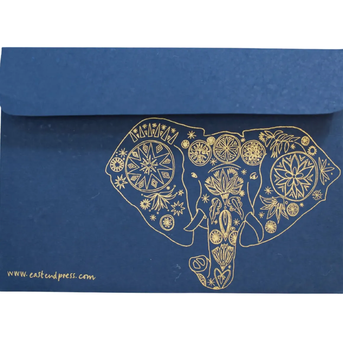 Elephant Mask Greetings Card by East End Press
