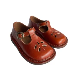 Eli Cut Out Sandals in Vachetta Lux Cuoio by PèPè