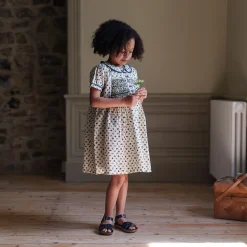 Elizabeth Dress in Daisy Floral by Little Cotton Clothes