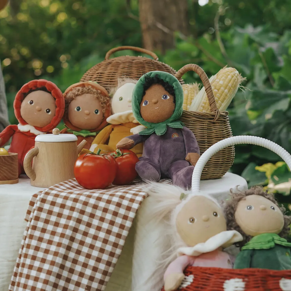 Ellis Eggplant Dinky Dinkums Doll by Olli Ella
