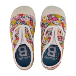 Elly Liberty Slip On Tennis Shoe in Libby Flowers by Bensimon