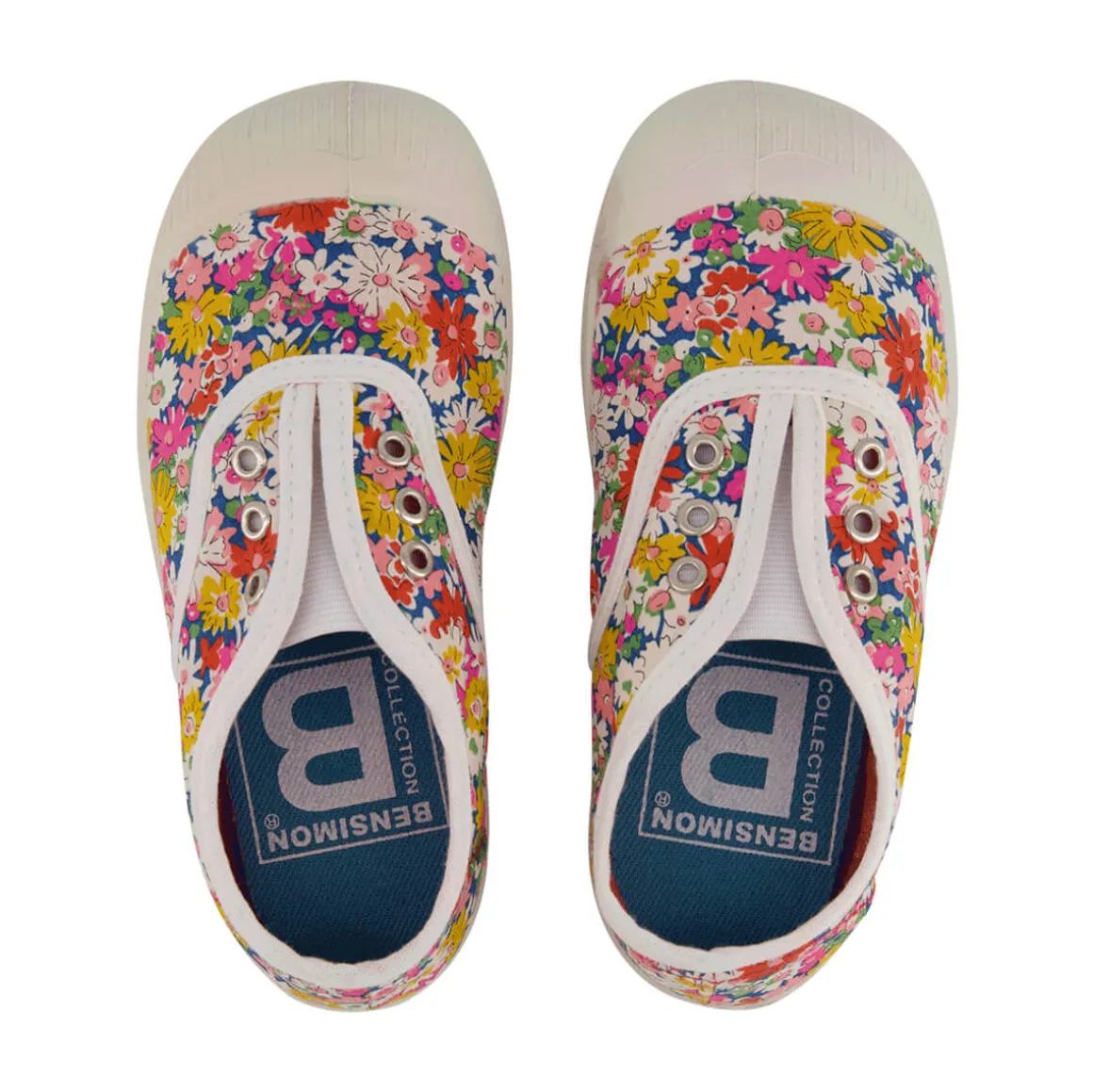 Elly Liberty Slip On Tennis Shoe in Libby Flowers by Bensimon