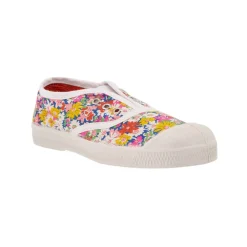 Elly Liberty Slip On Tennis Shoe in Libby Flowers by Bensimon