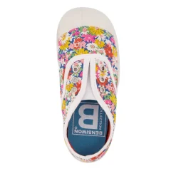 Elly Liberty Slip On Tennis Shoe in Libby Flowers by Bensimon