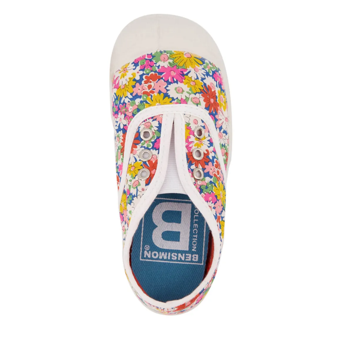 Elly Liberty Slip On Tennis Shoe in Libby Flowers by Bensimon