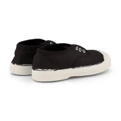 Elly Slip On Tennis Shoe in Carbon by Bensimon