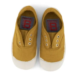 Elly Slip On Tennis Shoe in Curry by Bensimon