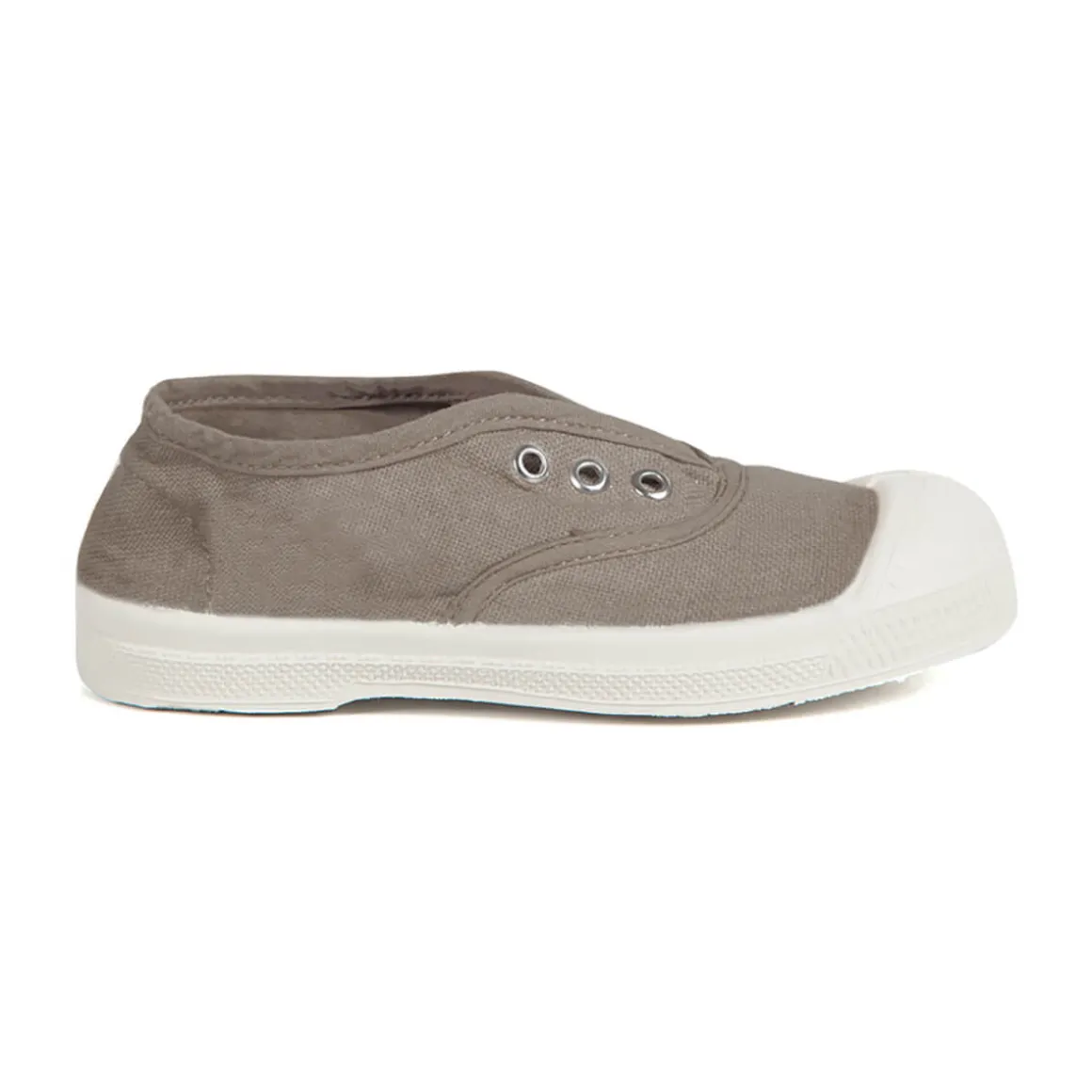 Elly Slip On Tennis Shoe in Eggshell by Bensimon