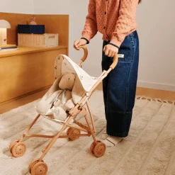 Elsie Doll Stroller in Peach / Sea Shell by Liewood
