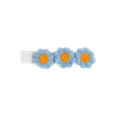Embroidered Flower Hair Clip in Various Colours by Hello Sakura