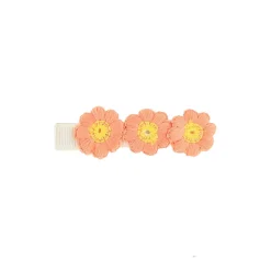 Embroidered Flower Hair Clip in Various Colours by Hello Sakura