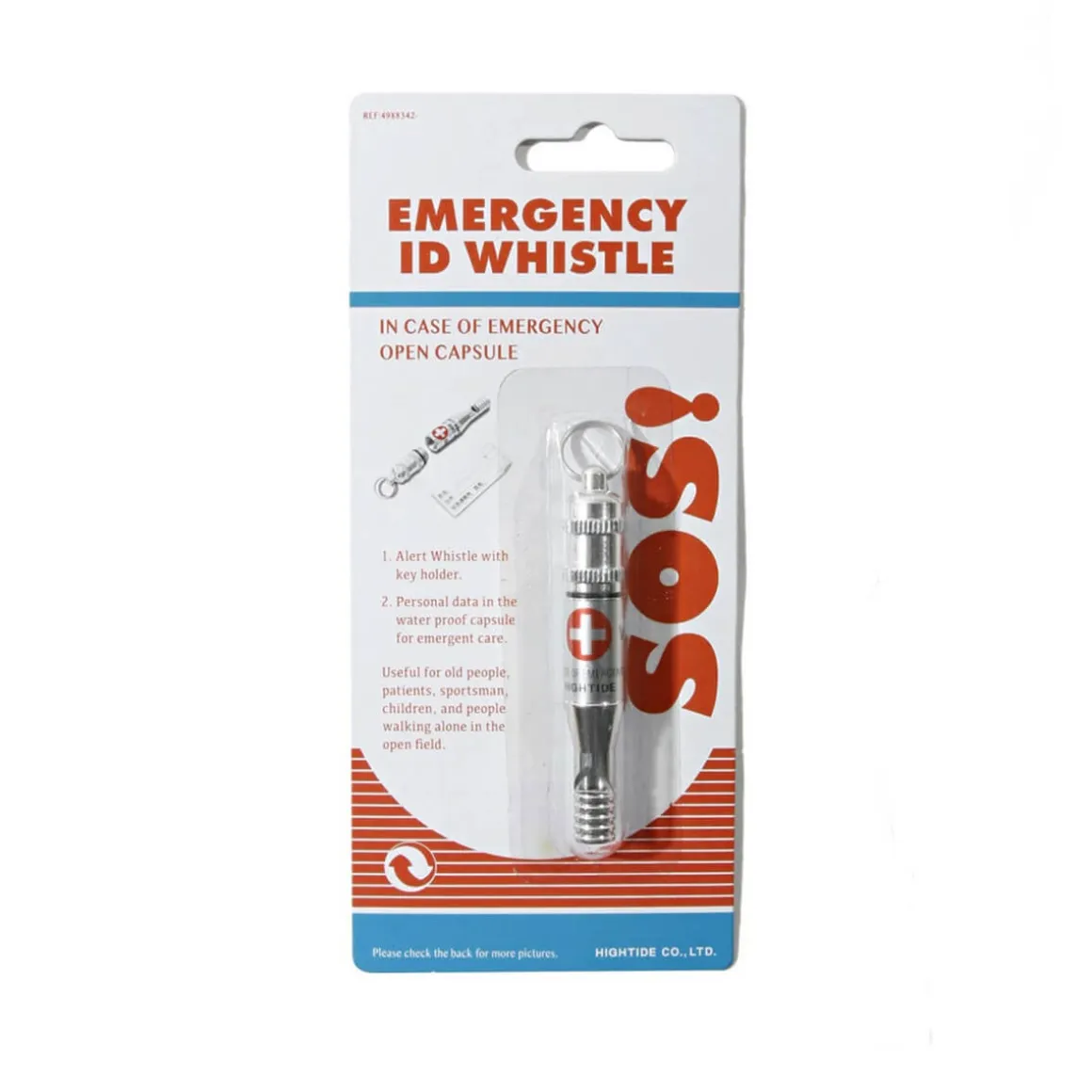 Emergency ID Whistle by Hightide Penco