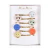 Emoji Enamel Hairclips by Meri Meri