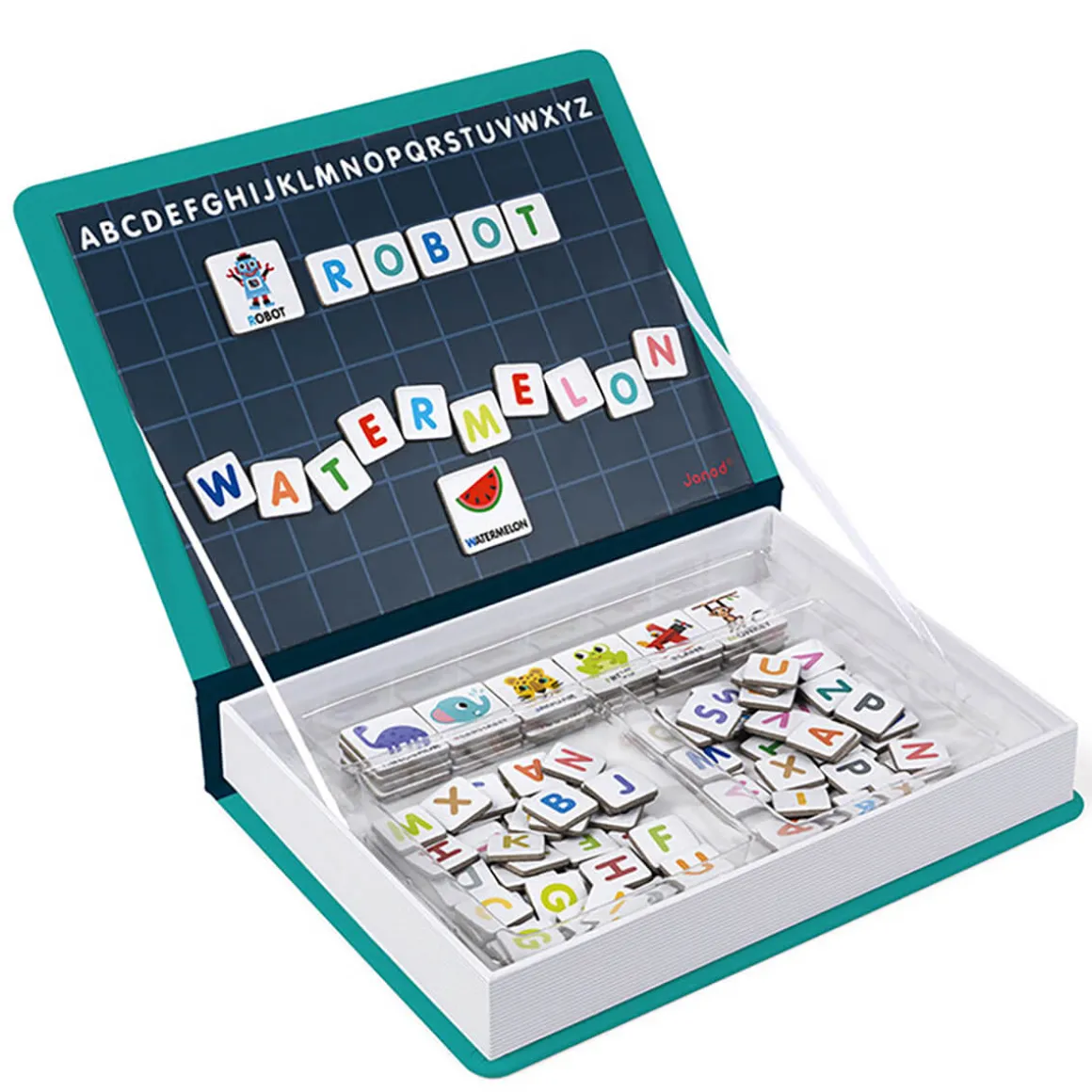 English Alphabet Magneti Book by Janod