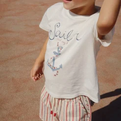 Era Tee in Off White / Sailor by Konges Slojd