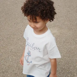 Era Tee in Off White / Sailor by Konges Slojd