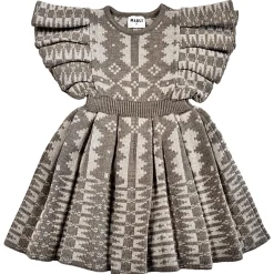 Eryri Dress in Morel / Wheat by Mabli - Last Ones In Stock - 4-6 Years