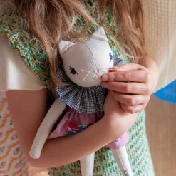 Esther Medium Cat in Cream by Polka Dot Club