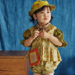 Esther Top in Vert Trellis by Misha & Puff - Last Ones In Stock - 5-10 Years