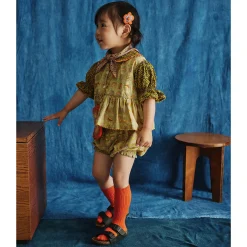 Esther Top in Vert Trellis by Misha & Puff - Last Ones In Stock - 5-10 Years