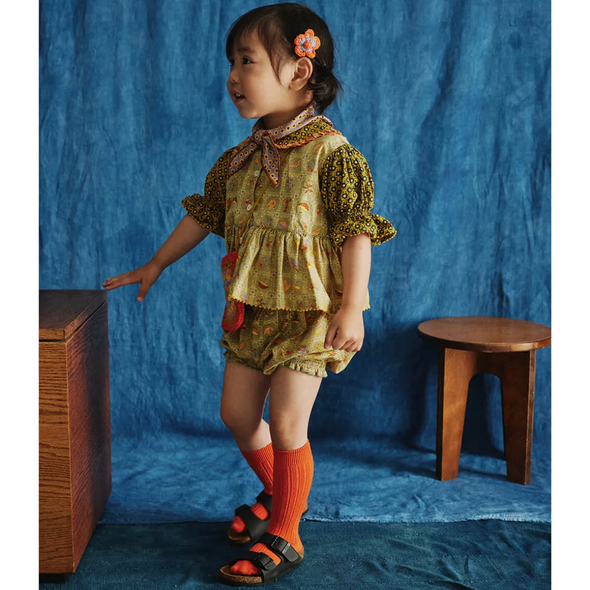 Esther Top in Vert Trellis by Misha & Puff - Last Ones In Stock - 5-10 Years