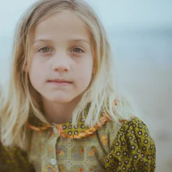 Esther Top in Vert Trellis by Misha & Puff - Last Ones In Stock - 5-10 Years
