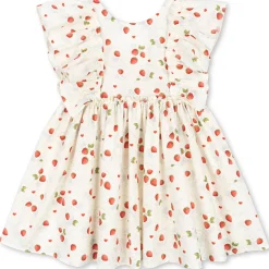 Evia Bow Dress in Marmalade by Konges Slojd