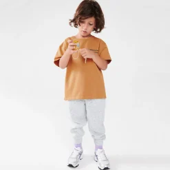 Evona Kid's Joggers in Melange Light Grey by American Vintage