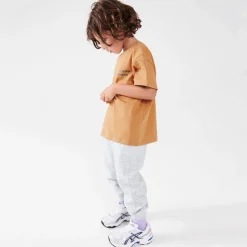 Evona Kid's Joggers in Melange Light Grey by American Vintage