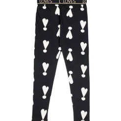 Exclamation Hearts Leggings in Black by Beau Loves
