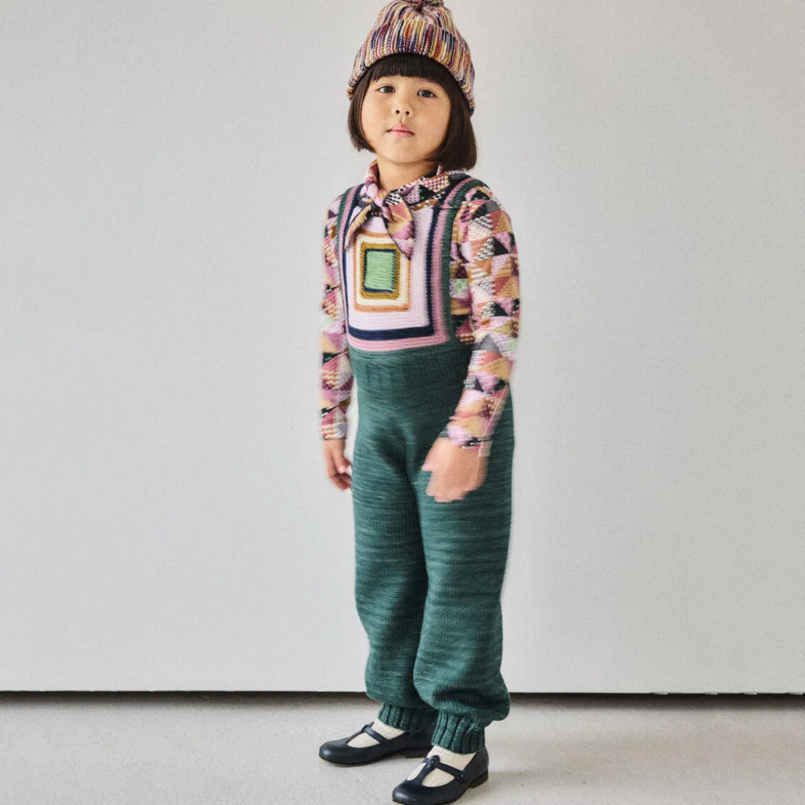 EXCLUSIVE Log Cabin Overall in Camp Green by Misha & Puff