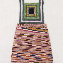 EXCLUSIVE Log Cabin Pinafore in Solstice Space Dye by Misha & Puff