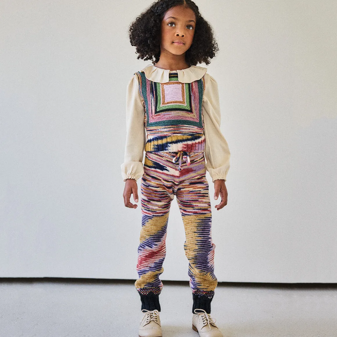 EXCLUSIVE Pinecone Snowy Day Legging in Solstice Space Dye by Misha & Puff - Last Ones In Stock - 2-6 Years