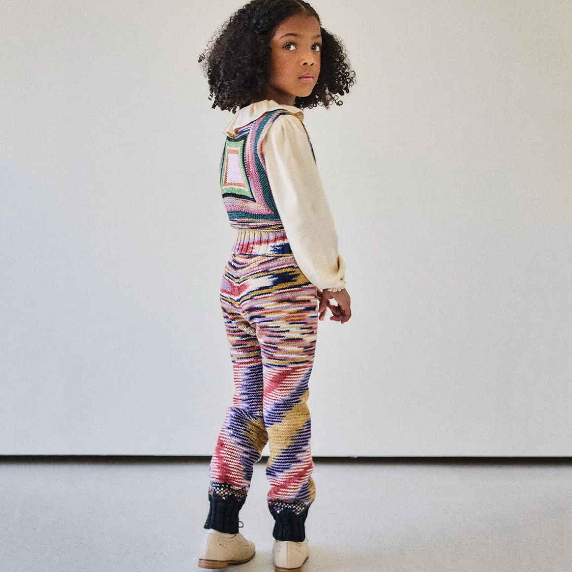 EXCLUSIVE Pinecone Snowy Day Legging in Solstice Space Dye by Misha & Puff - Last Ones In Stock - 2-6 Years