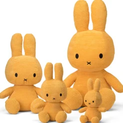 Extra Large Corduroy Miffy in Yellow (50cm) by Bon Ton Toys