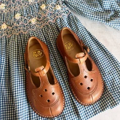 Ezra Cut Out Sandals in Kava Brown by PèPè