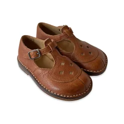 Ezra Cut Out Sandals in Kava Brown by PèPè