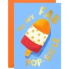 Fab Popsicle Greetings Card by Ickaprint