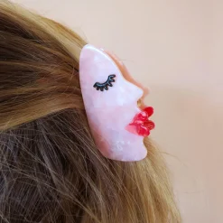 Face Hair Claw in White by Coucou Suzette