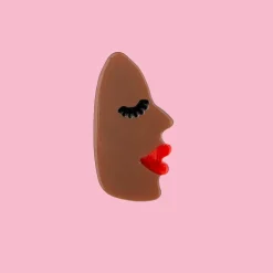 Face Hair Clip in Black by Coucou Suzette
