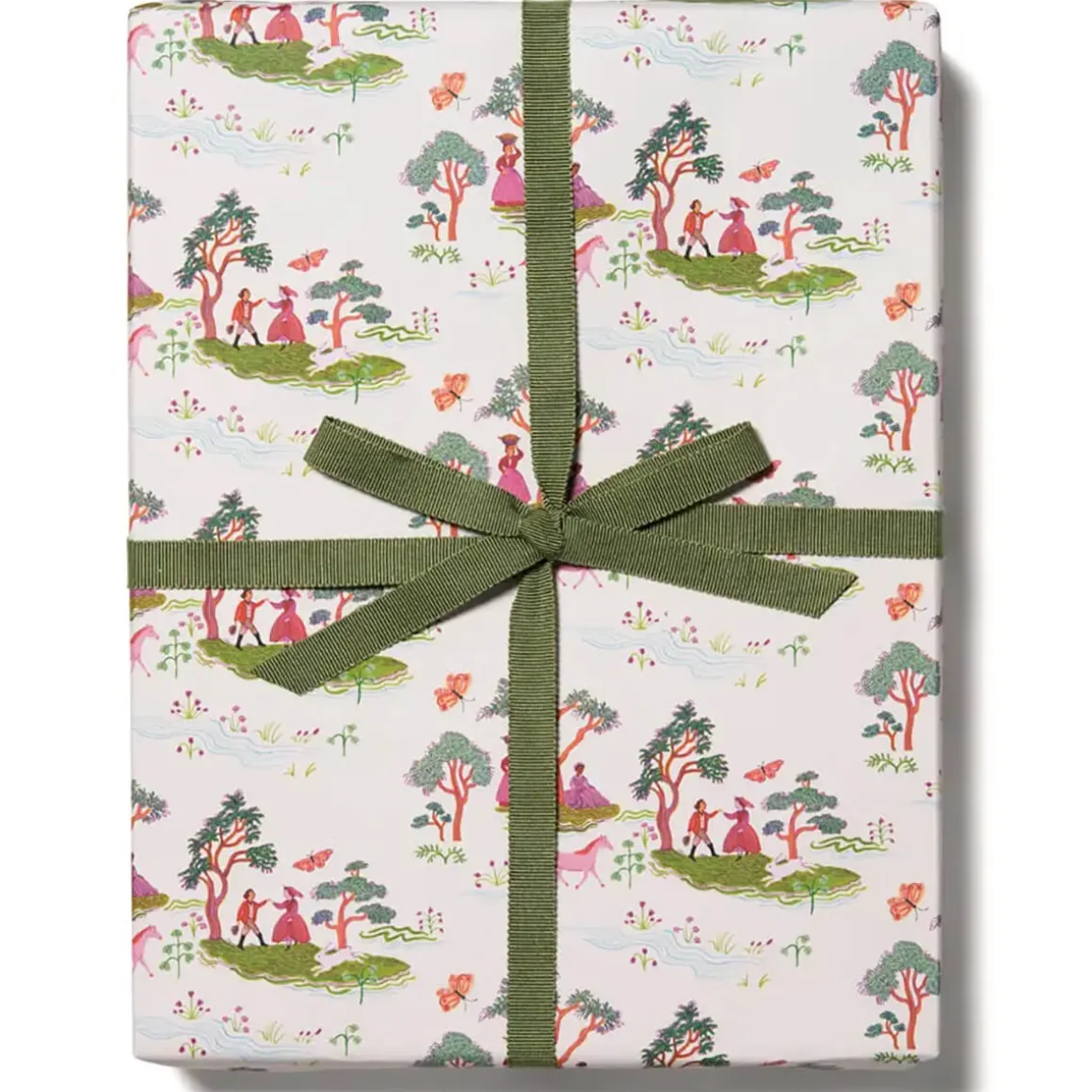 Fairy Toile Gift Wrap by Red Cap Cards
