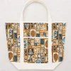 Family Tote Bag in Marigold Collection by Misha & Puff