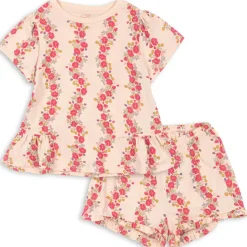 Famo Frill Set in Floria Pink by Konges Slojd