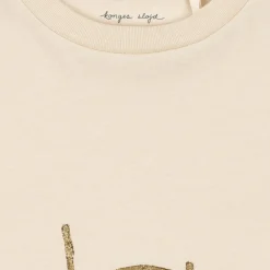 Famo Tee in Almond Milk by Konges Slojd