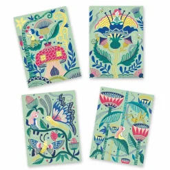 Fantasy Garden Pastel Scratch Boards by Djeco